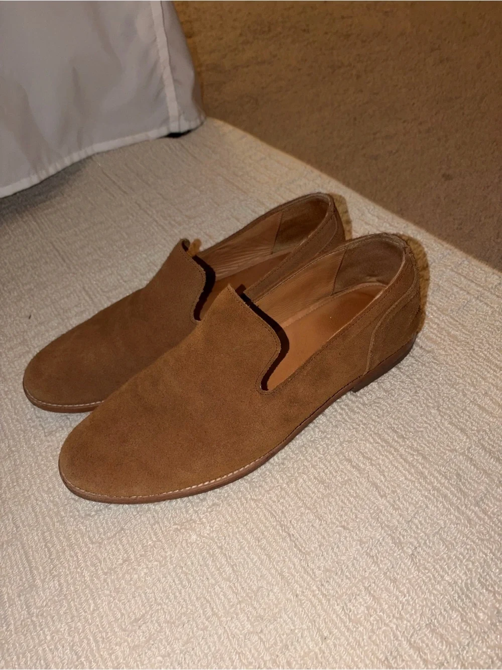Tecovas Suede Loafer Size 13
